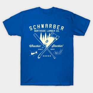 Schwarber North Side Lumber Co_Cream T-Shirt